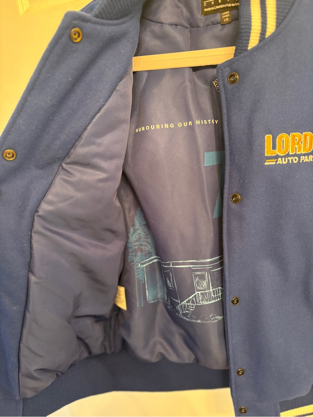 Lordco 50th Anniversary Leather Wool Varsity Jacket - Picture 12 of 12